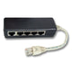 EFB Elektronik K5117.015 netværks-splitter Sort