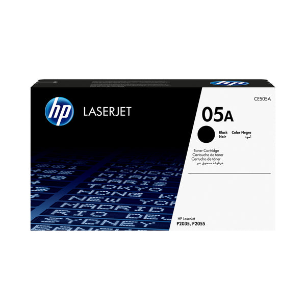 HP Original 05A LaserJet-tonerpatron, sort