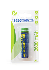 Gembird EG-BA-18650/2600 husholdningsbatteri Genopladeligt batteri Lithium-Ion (Li-Ion)