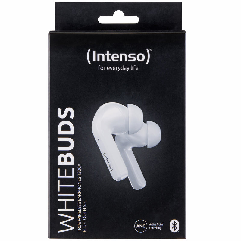 Intenso White Buds T302A Headset True Wireless Stereo (TWS) I ørerne Opkald/Musik/Sport/Hverdag USB Type-C Bluetooth Hvid