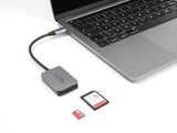 DeLOCK 91009 kortlæser USB 3.2 Gen 1 (3.1 Gen 1) Type-C Grå