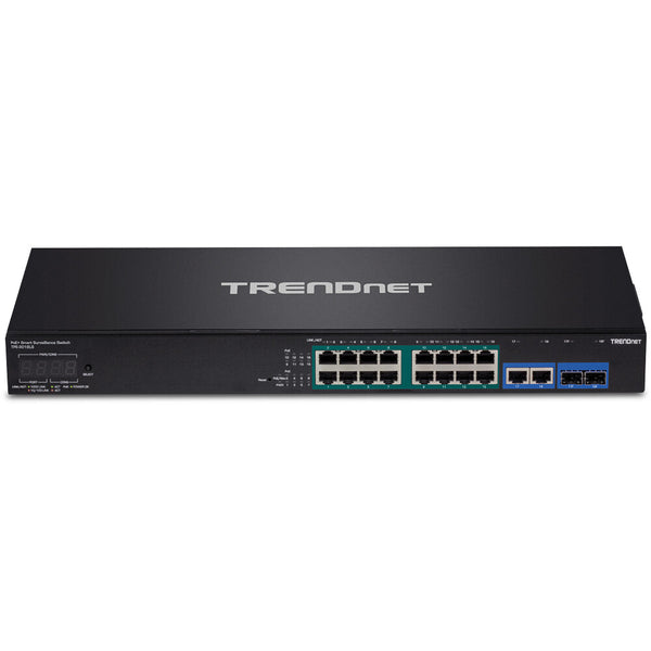 Trendnet TPE-3018LS netværksswitch Administreret Gigabit Ethernet (10/100/1000) Strøm over Ethernet (PoE) 1U Sort