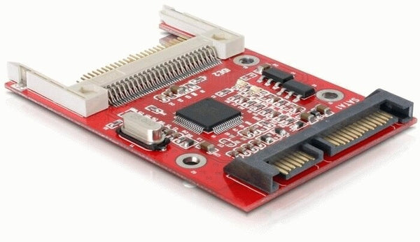 DeLOCK SATA Card Reader kortlæser Rød