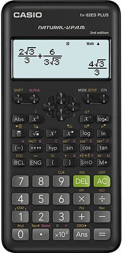 Casio FX-82ES PLUS-2 regnemaskine Lomme Videnskabelig Sort