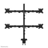 Neomounts DS60-600BL2-2 skærmbeslag og -stativer 81,3 cm (32") Skrivebord Sort