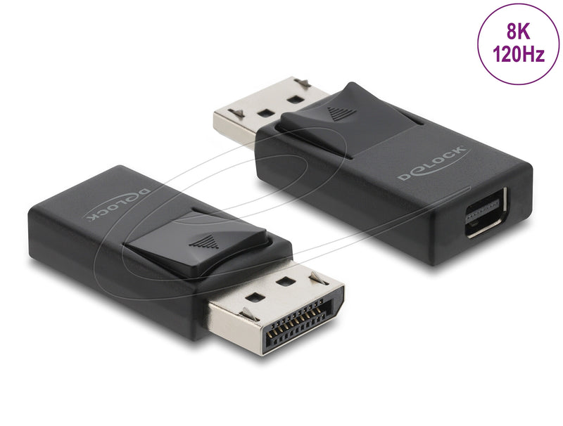 DeLOCK 61074 kabel kønsskifter mini DisplayPort DisplayPort Sort