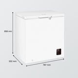 Gorenje FH20E6W5 Kummefryser Fritstående 198 L Hvid