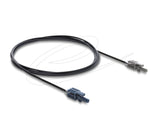 DeLOCK 90999 fiber adapter 1 stk Sort, Grå