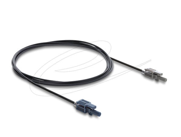 DeLOCK 90999 fiber adapter 1 stk Sort, Grå