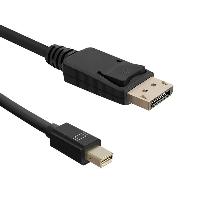 Qoltec 50434 DisplayPort kabel 1,8 m Mini DisplayPort Sort