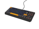 GENESIS THOR 230 TKL tastatur Spil USB + RF Wireless + Bluetooth QWERTY Sort, Blå, Grå, Orange
