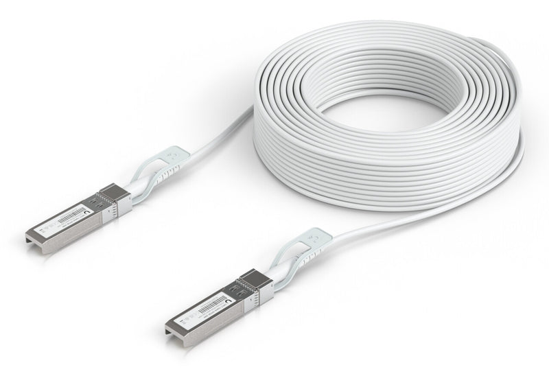 Ubiquiti UACC-Uplink-SFP28-30M InfiniBand og fiberoptisk kabel Hvid