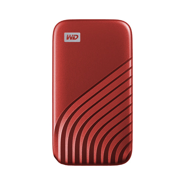 Western Digital My Passport 2 TB USB Type-C 3.2 Gen 2 (3.1 Gen 2) Rød