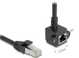 DeLOCK 81041 netværkskabel Sort 0,5 m Cat6 F/UTP (FTP)