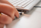 BakkerElkhuizen UltraBoard 955 V2 Numeric numerisk tastatur Laptop/PC USB Mørkegrå, Lys grå