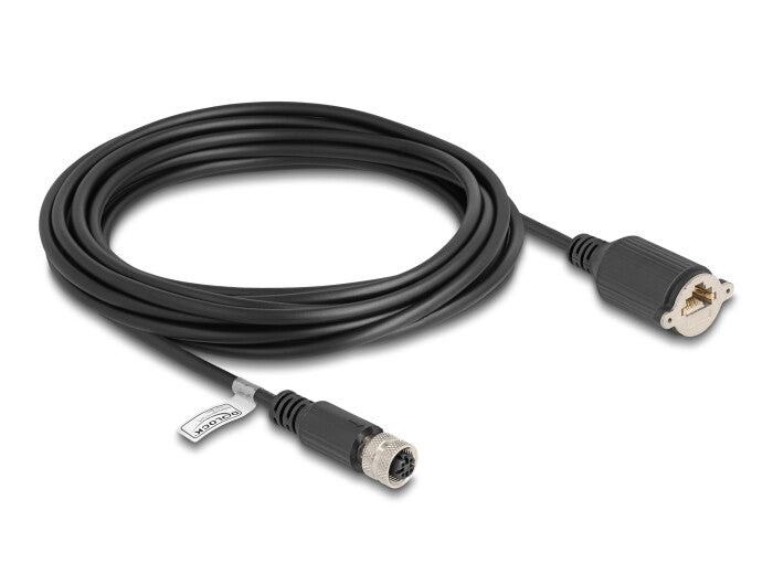 DeLOCK 80455 netværkskabel Sort 5 m Cat5e F/UTP (FTP)