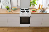 Gorenje GE5A23WH Fritstående komfur Elektrisk Forseglet plade Hvid
