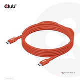 CLUB3D CAC-1513 USB-kabel USB 2.0 3 m USB C 240 W Orange