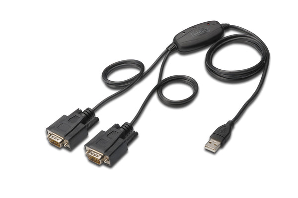 Digitus DA-70158 serielkabel Sort 1,5 m USB Type-A DB-9