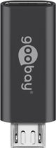 Goobay 55553 kabel kønsskifter USB Micro B USB C Grå