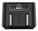 Ninja AF200EU frituregryde Dobbelt 7,6 L Enkeltstående 2400 W Varmluftsteger Sort