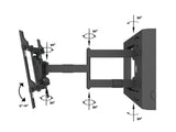 Multibrackets 0198 tv-beslag 177,8 cm (70") Sort