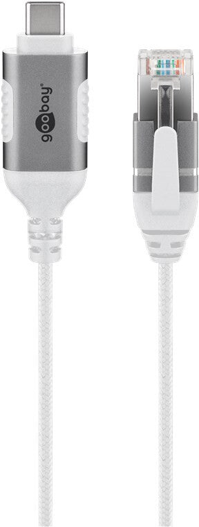 Goobay 74385 kabel kønsskifter USB 3.1 type A RJ45 Hvid