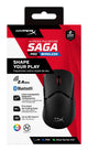 HyperX Pulsefire Saga Pro Wireless Gaming Mouse (sort)