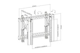 Digitus DA-90446 tv-beslag 177,8 cm (70") Sort
