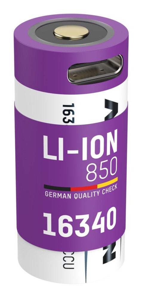 Ansmann 1300-0015 husholdningsbatteri Genopladeligt batteri 16340 Lithium-Ion (Li-Ion)