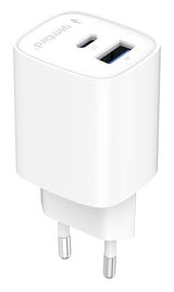 Gembird TA-UC-1A1C-PD45-01-W oplader til mobil enhed Laptop, Smartphone, Tablet Hvid Vekselstrøm Hurtig opladning Indendørs
