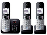 Panasonic KX-TG6823GB telefon DECT telefon Nummervisning Sort, Sølv