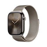 Apple Watch Series 10 OLED 46 mm Digital 416 x 496 pixel Berøringsskærm 4G Titanium Wi-Fi GPS (satellit)