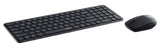 Rapoo 9310M tastatur Mus inkluderet Kontor RF trådløs + Bluetooth Sort