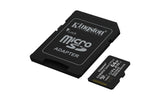 Kingston Technology 64 GB microSDXC Canvas Select Plus Gen3 100 MB/s A1-kort + adapter