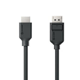 ALOGIC EL2DPHD-03 videokabel adapter 3 m DisplayPort HDMI Sort