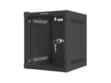 Lanberg WF10-2306-10B stativ 6U Vægmonteret stativ Sort