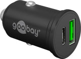Goobay 61739 oplader til mobil enhed Smartphone Sort Cigartænder Hurtig opladning Indendørs