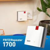 FRITZ! 20003134 mesh Wi-Fi-system Dual-band (2,4 GHz / 5 GHz) Wi-Fi 7 (802.11be) Rød, Hvid 1 Intern