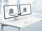 Novus 990+4018+000 skærmbeslag og -stativer 68,6 cm (27") Skrivebord Sort