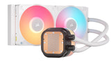 Corsair iCUE LINK TITAN 240 RX LCD Processor Alt-i-en væskekøler 12 cm Hvid 1 stk