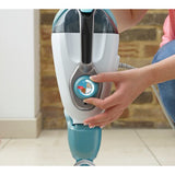 Black & Decker BHSM166DSM damprenser Dampmoppe 0,5 L 1600 W Turkisfarve, Hvid