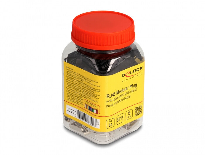 DeLOCK 66990 kabelsamler RJ45 Sort, Sølv