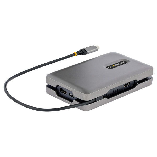 StarTech.com DKM31C3HVCPD dockingstation Ledningsført USB 3.2 Gen 2 (3.1 Gen 2) Type-C Grå