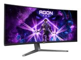 AOC AGON PRO AG346UCD computerskærm 86,4 cm (34") 3440 x 1440 pixel Wide Quad HD QD-OLED Sort, Grå