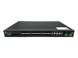 LevelOne IGU-2872 netværksswitch Administreret L2+ Sort