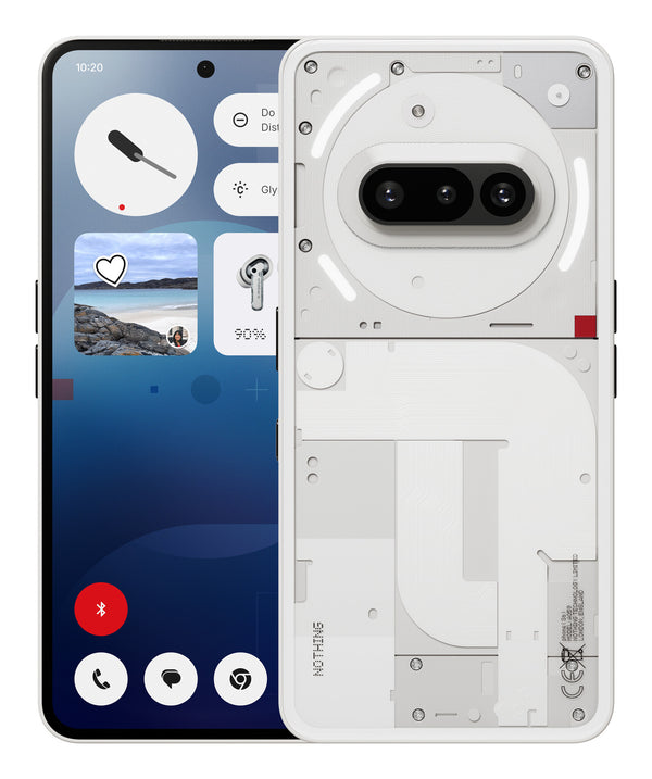 Nothing Phone (3a) 17,2 cm (6.77") Dual SIM Android 15 5G USB Type-C 8 GB 128 GB 5000 mAh Hvid