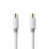 Nedis CSBW40015WT20 koaxial kabel Hvid