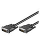 Goobay 0.5m Dual Link DVI-D Cable DVI kabel 0,5 m Sort