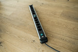 Brennenstuhl 1391030200 stikdåse 3 m 12 AC stikkontakt(er) Indendørs Sort, Sølv
